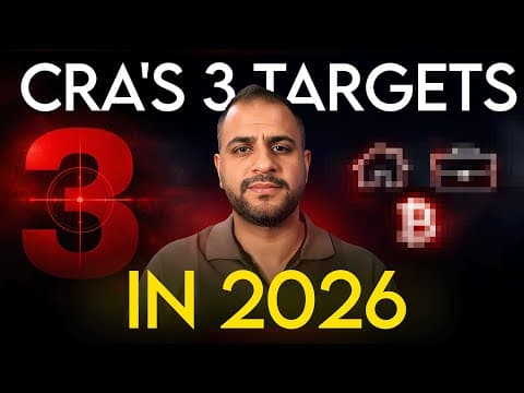 CRA Audits in Canada: Targets, Tactics & Defence